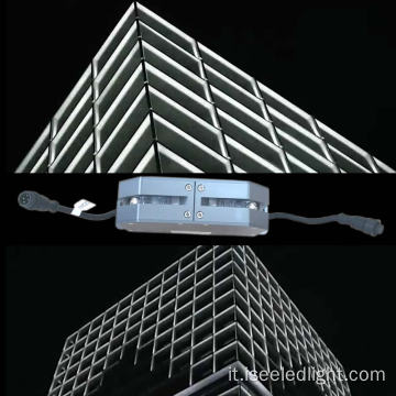 Illuminazione a LED moderna con struttura a finestra a fascio stretto